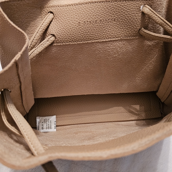 8 Other Reasons Slouchy Tan Leather Tote Bag - Picture 5 of 6
